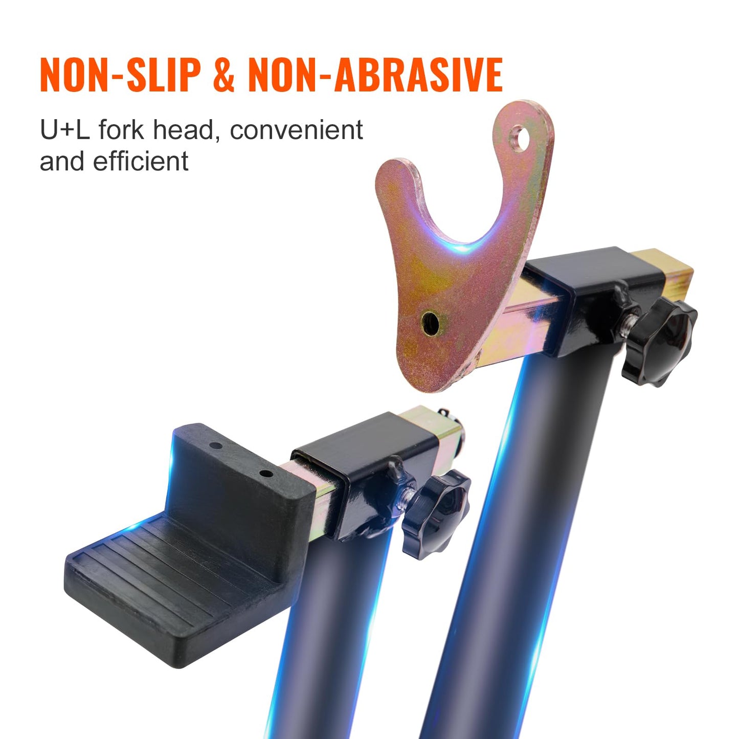 VEVOR Motorcycle Rear Wheel Stand, with U + L Fork Swingarm Spool, 850 lbs Capacity Heavy Duty Rear Wheel Stand Motorcycle Lift Jack Stand, for Suzuki Yamaha Honda Kawasaki, Black 🍁 All In One Marketplace Canada