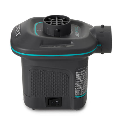 Intex Quick-Fill Ac Electric Air Pump, 110-120V, Max. Air Flow 21.2Cfm, Black Intex
