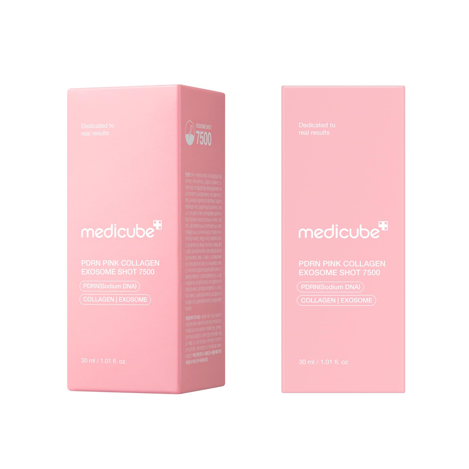 medicube PDRN Pink Collagen Exosome Shot Serum 7,500 PPM | Liquid Skin Booster | Exosome, Salmon DNA PDRN, Spicules | Uneven Skin Tone, Pore Care, Texture | Korean Skin Care 1.01 fl.oz - Available at All In One Marketplace Canada