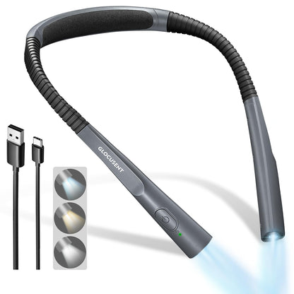 Glocusent Upgraded Book Light for Night Reading, LED Neck Reading Light 🍁 All In One Marketplace Canada