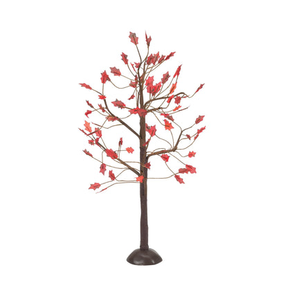 Department 56 Village Collection Accessories Halloween Harvest September Oak Tree Figurine Set, 11 Inch, Multicolor