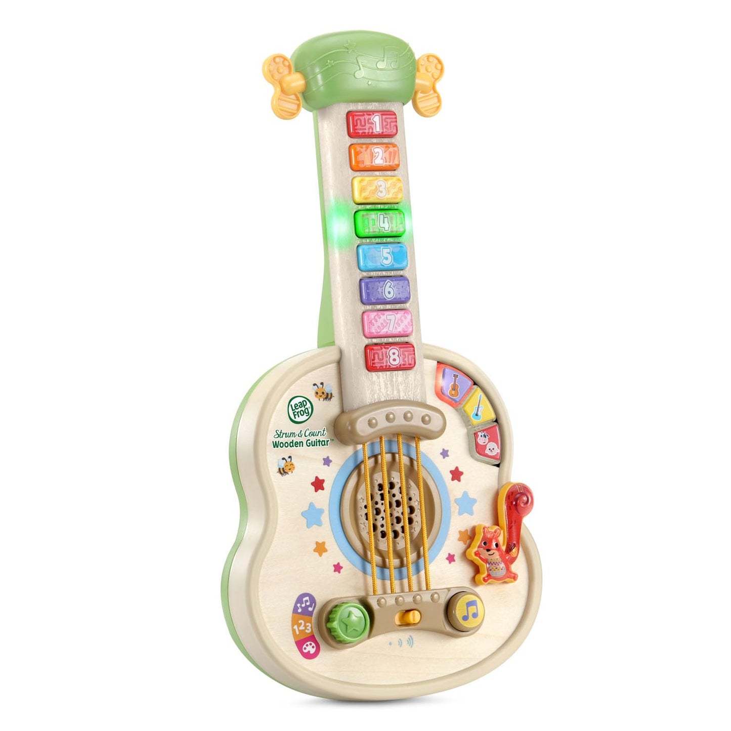 LeapFrog Strum & Count Wooden Guitar (English Version) LeapFrog