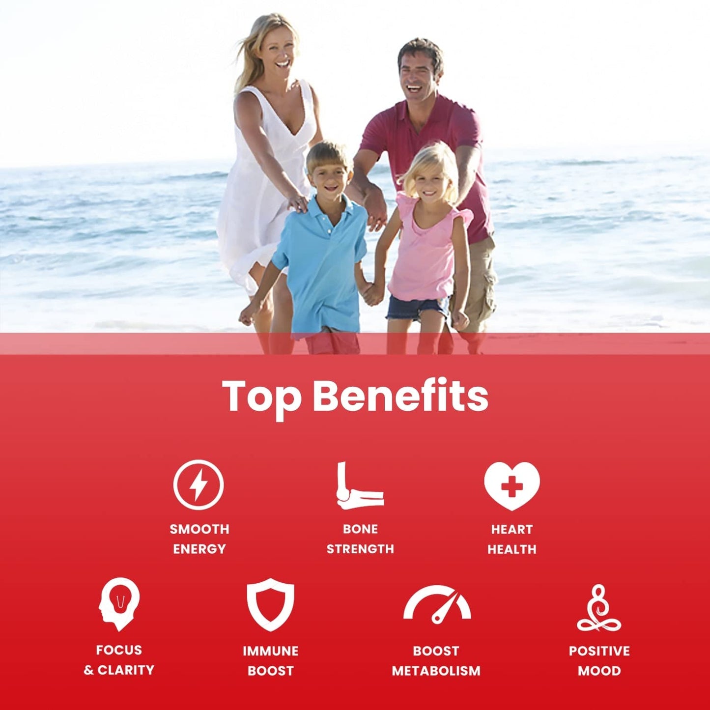 Vitamin D3 1000 IU + B12 1000mcg Per Serving | Chewable Vitamins B & D Gummies for Adults, Kids, Women & Men | Enhanced With Folate for Energy & Immunity | 120 Gummies - Available at All In One Marketplace Canada