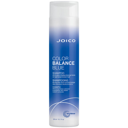 Joico Color Balance Blue Shampoo or Conditioner – Neutralizes Orange Tones in Brunette Hair, Protects Colour Treated Hair, Keratin & Green Tea Extract - Available at All In One Marketplace Canada