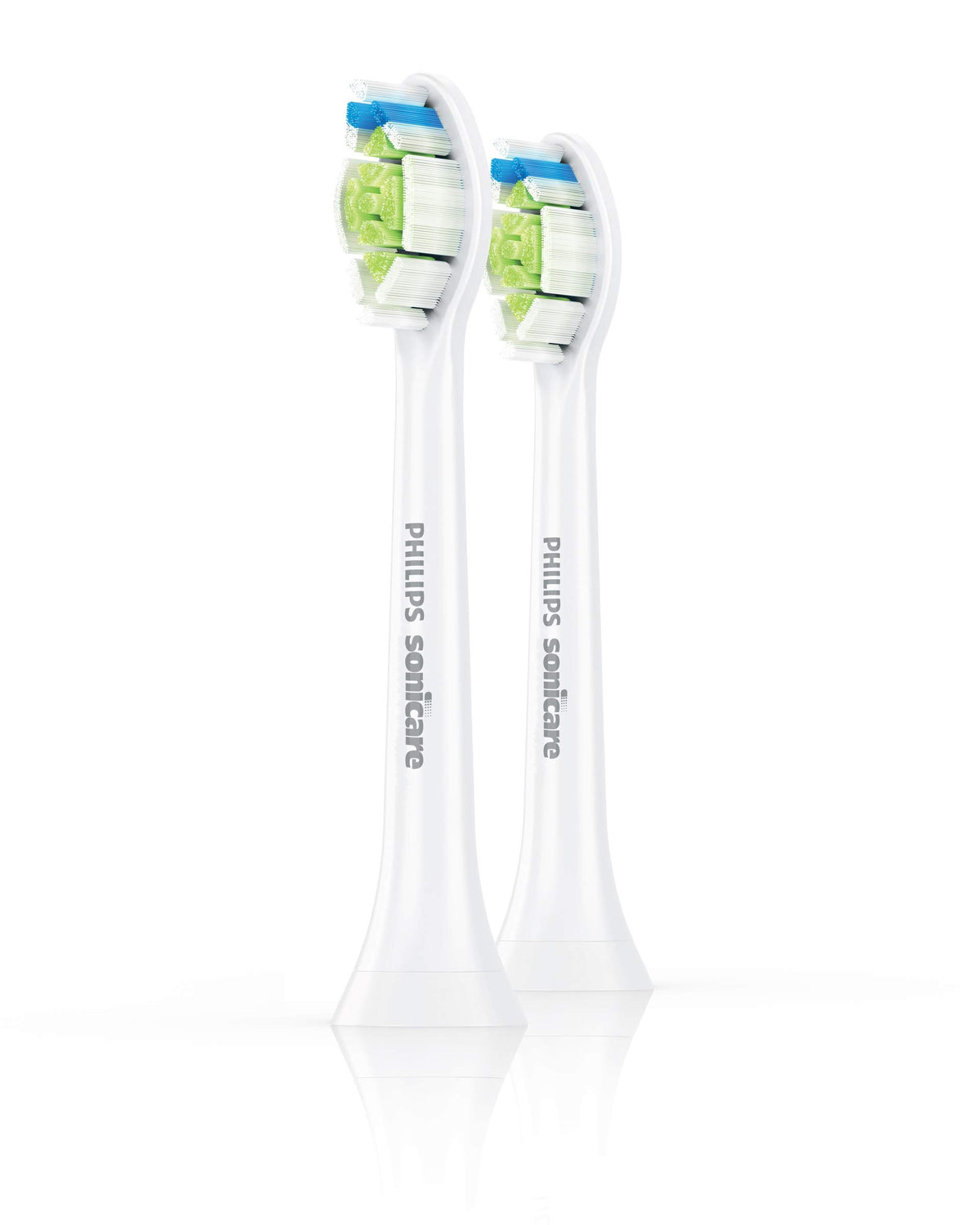 Philips Sonicare W DiamondClean Brush Heads, 2-Pack, 6 Month Supply, White