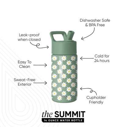 Simple Modern Kids Water Bottle & Toddler Cup | 14oz | Floral 🍁 All In One Marketplace Canada