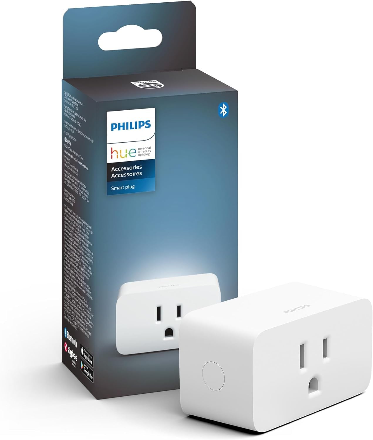 Philips Hue Smart Plug, White - 1 Pack - Turns Any Light Into a Smart Light - Control with Hue App - Compatible with Alexa, Google Assistant, and Apple HomeKit Philips Hue