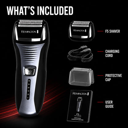 Remington F5-5800 Foil Shaver, Men's Electric Razor, Electric Shaver, Black - Available at All In One Marketplace Canada