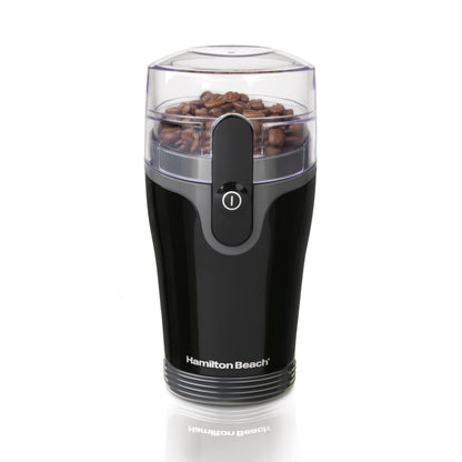 Hamilton Beach Fresh Grind Electric Coffee Grinder for Beans, Spices and More, Stainless Steel Blades, Easy Clean Removable Chamber, Makes up to 12 Cups, Black