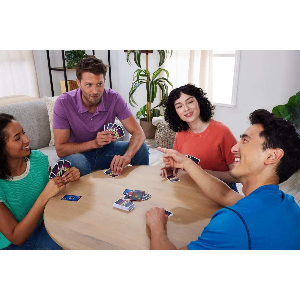 Mattel Games Liar’s UNO Card Game for Adults, Kids, Families, Parties & Game Nights, Travel Fun, Outwit Other Players with Bluffing & Trickery Mattel Games