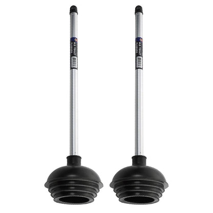 NEIKO 60170A Toilet Plungers | Dual Pack | Patented All-Angle Design | Heavy Duty | Aluminum Handle | Residential, Commercial, and Industrial Building Sanitation Use 🍁 All In One Marketplace Canada