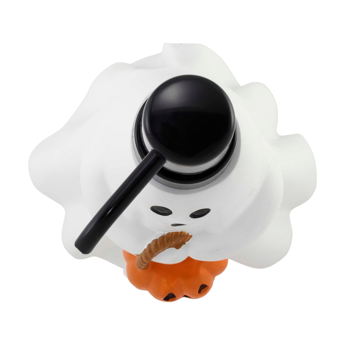 Avanti Linens – Distributeur de savon, pompe à lotion décorative pour comptoir de salle de bain ou de cuisine, décoration d'Halloween en résine peinte à la main (Fantôme)