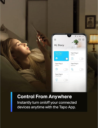 TP-Link Tapo Smart Plug Mini 15A, Smart Home Wi-Fi Plug, Super Easy Setup, Compatible with Alexa & Google Home, No Hub Required, UL Certified, 2.4G WiFi Only, White, Tapo P105(2-Pack) 🍁 All In One Marketplace Canada