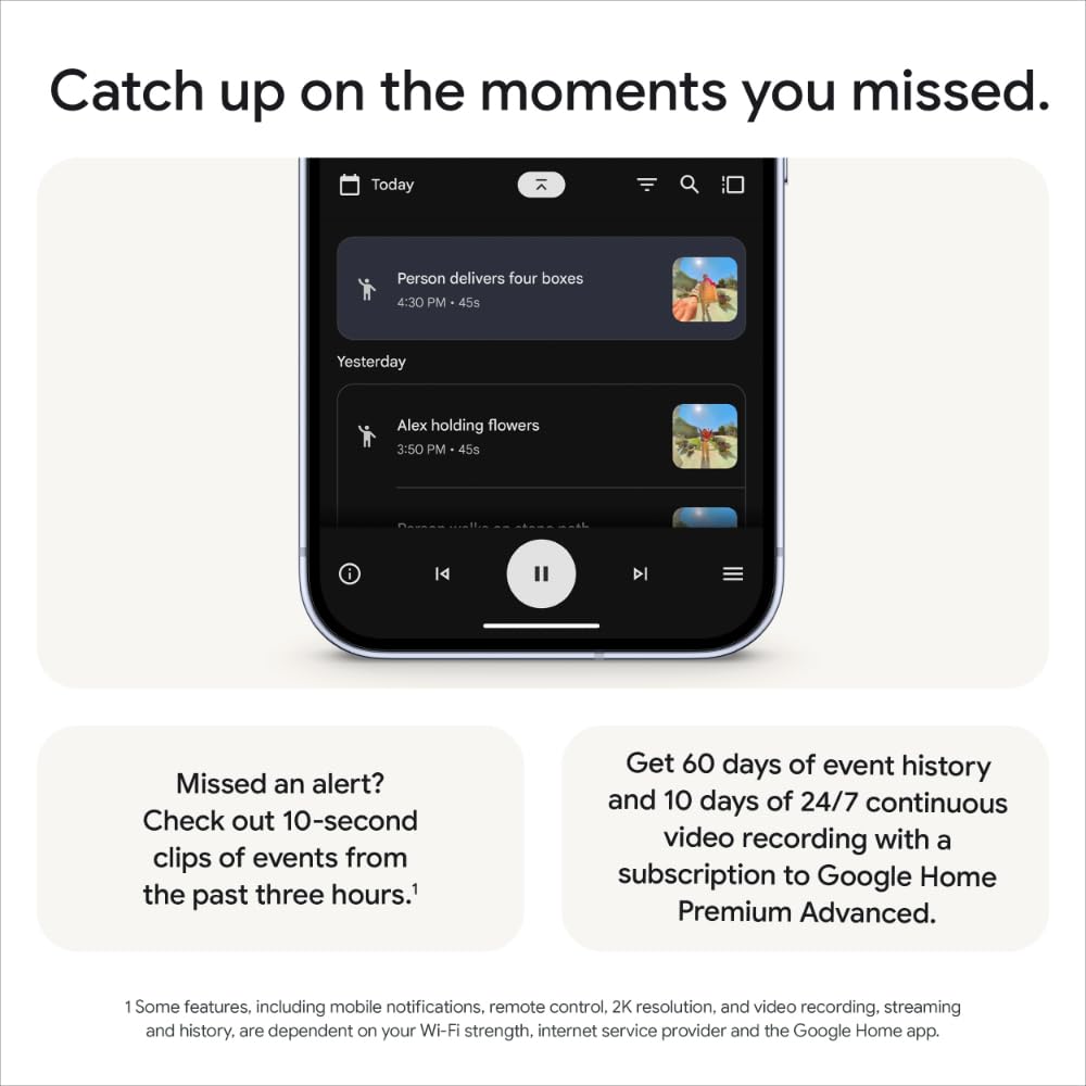 Google Nest Doorbell (Wired, 3rd gen)- 2K Video and Gemini - Linen 🍁 All In One Marketplace Canada