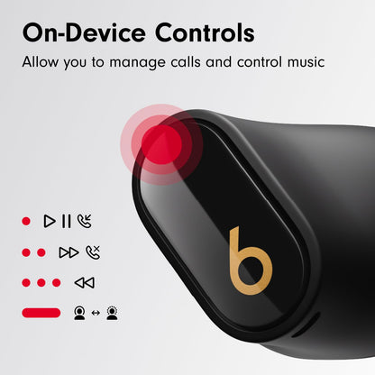 Beats Studio Buds + | True Wireless Noise Cancelling Earbuds, Enhanced Apple & Android Compatibility, Built-in Microphone, Sweat Resistant Bluetooth Headphones, Spatial Audio - Black 🍁 All In One Marketplace Canada