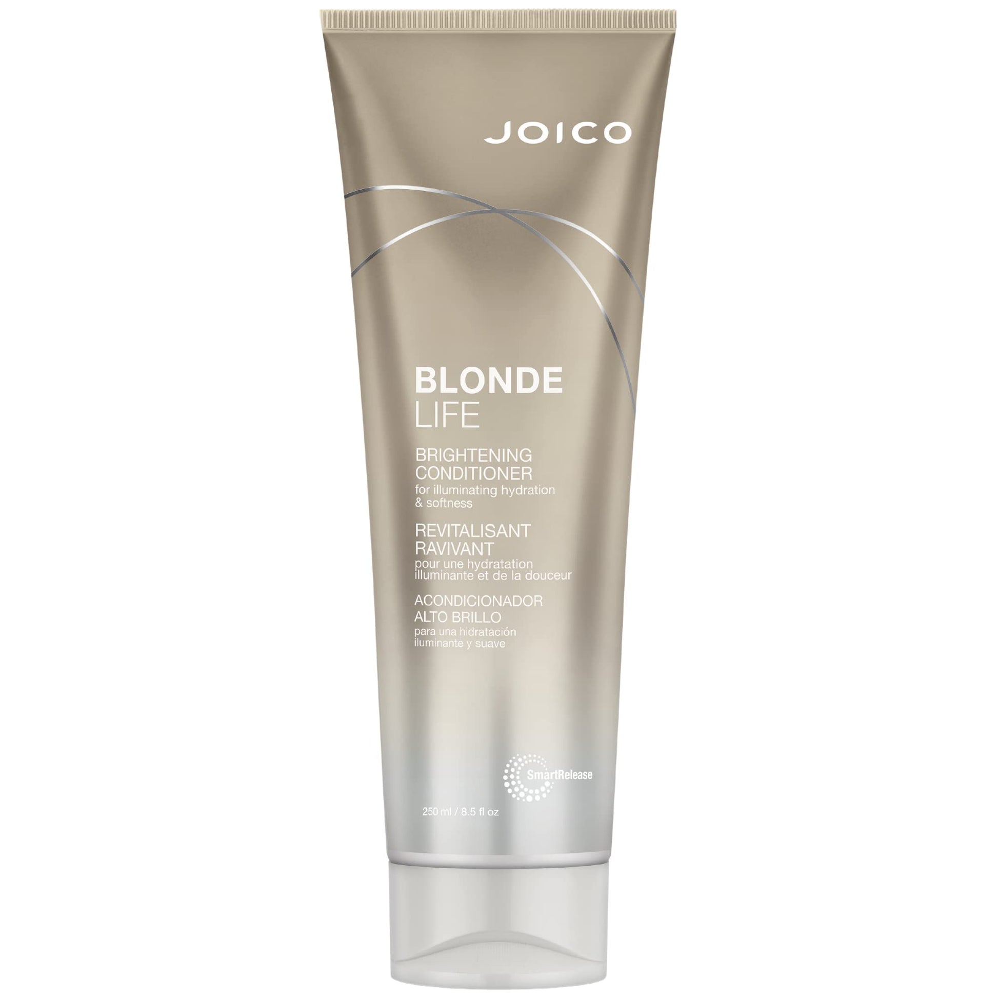 Joico Blonde Life Brightening Blonde Conditioner, Neutralizes Brassy Tones, Protect and Strengthen Bleached Hair, Anti Frizz with Coconut Oil, Sulfate Free Joico