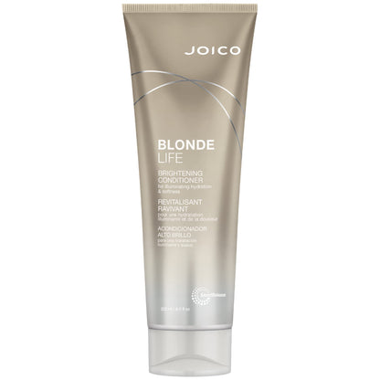 Joico Blonde Life Brightening Blonde Conditioner, Neutralizes Brassy Tones, Protect and Strengthen Bleached Hair, Anti Frizz with Coconut Oil, Sulfate Free Joico