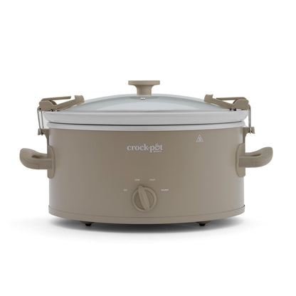 Crock-Pot Design Series 6-Quart Manual Slow Cooker, Alpaca Brown Crock-Pot