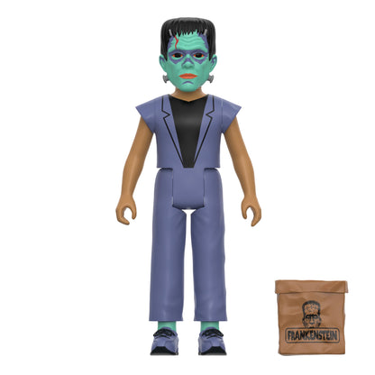 Super7 Halloween Kids Universal Monsters Frankenstein Boy - 3.75" Universal Monsters Movies Action Figure with Accessory Classic Movie Collectibles