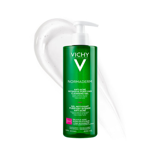 Vichy Anti-Acne Salicylic Acid Cleansing Gel, Normaderm Purifying Face Wash for Oily Skin, Acne Breakouts and Pores. Oil-free, Soap-Free, Non-Comedogenic, Hypoallergenic, Dermatologist Recommended - Available at All In One Marketplace Canada