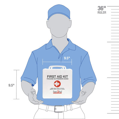 First Aid Central AZ-APFAKP All-Purpose Emergency First Aid Kit For Home, Work, and Travel, 145 Pieces - Available at All In One Marketplace Canada