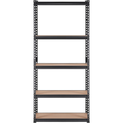 VEVOR Storage Shelving Unit, 5-Tier Adjustable, 2000 lbs Capacity, Heavy Duty Garage Shelves Metal Organizer Utility Rack, Black, 36" L x 18" W x 72" H for Kitchen Pantry Basement Bathroom Laundry 🍁 All In One Marketplace Canada