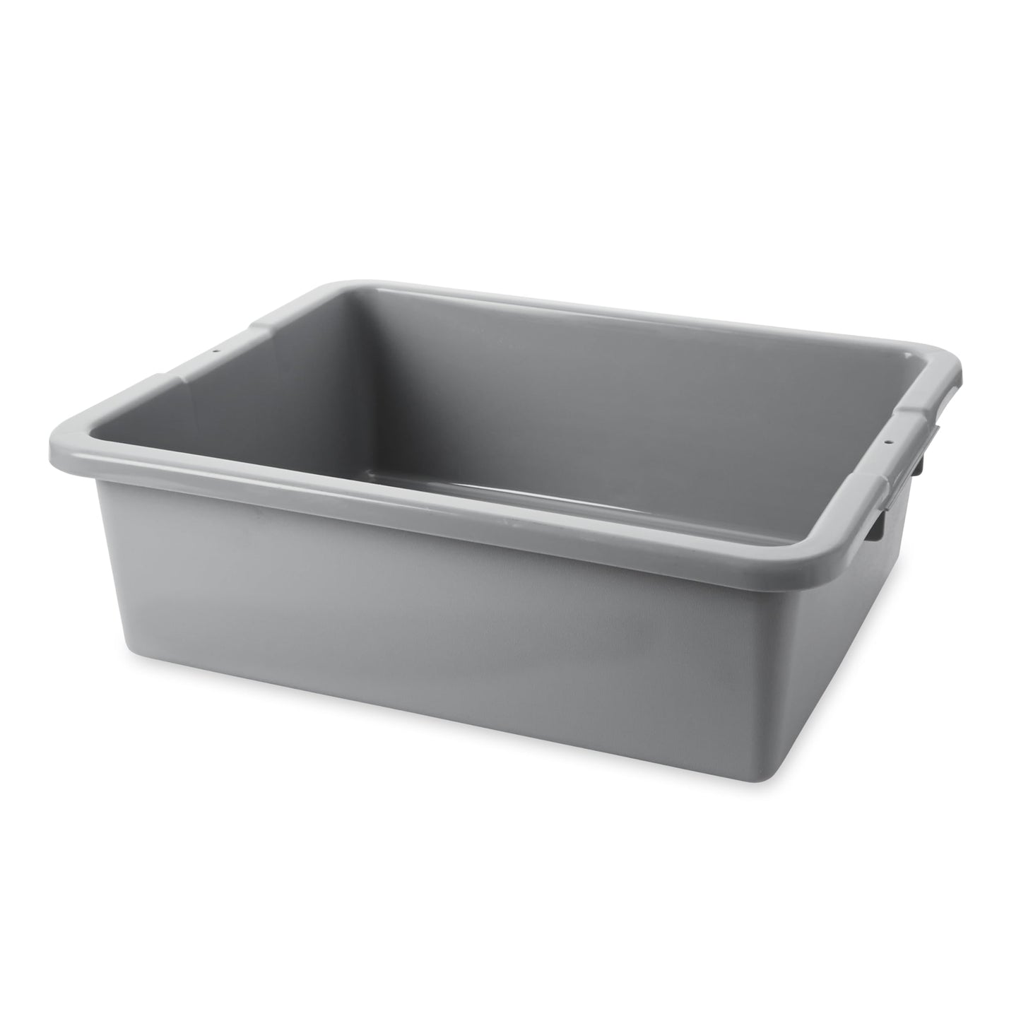 Rubbermaid Commercial Products Standard Bus/Utility Box 7-Gallon Gray Heavy Duty Plastic Restaurant Wash Basin/Dish Washing Tub for Kitchen Organization/Storage Rubbermaid Commercial