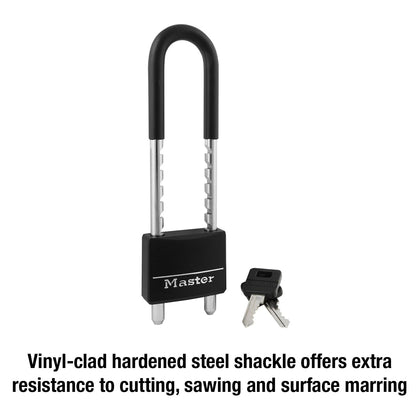 Master Lock 527D Covered Padlock, 2-Inch, 6-Inch Shackle