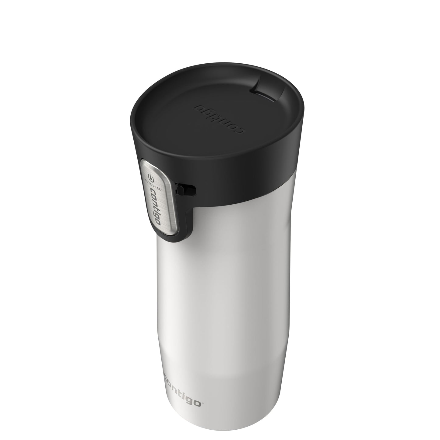 Contigo West Loop 3.0 Stainless Steel Travel Mug with Tea-Bag Hook & Spill-Proof Lid, Vacuum-Insulated Reusable Cup Coffee and Tea, 16 oz (473 mL), Salt - Keeps Drinks Hot up to 11 Hours