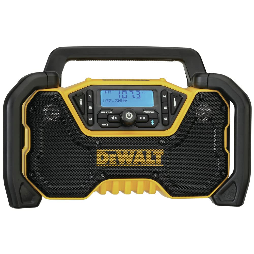 DEWALT 12V/20V MAX* Portable Radio, Bluetooth, Cordless, Jobsite, Tool Only (DCR028B) DEWALT