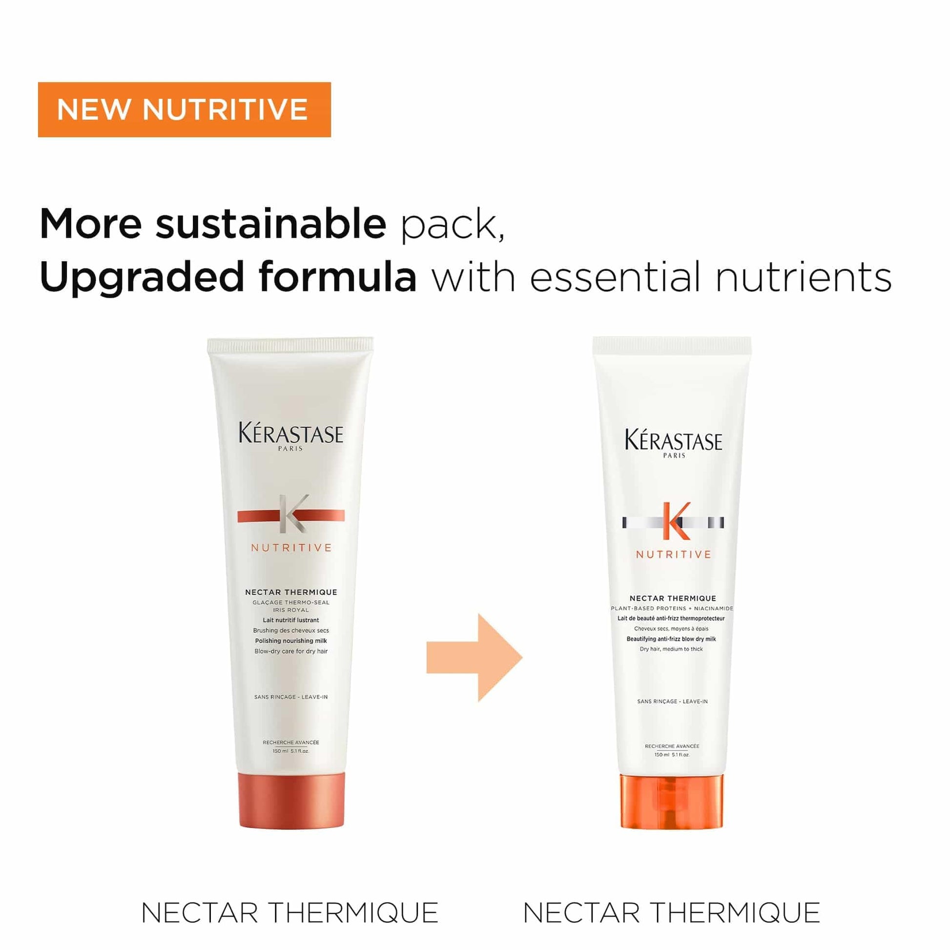 Kérastase Nutritive Nectar Thermique Blow-Dry Milk for Dry Hair, 150 mL 🍁 All In One Marketplace Canada KÉRASTASE