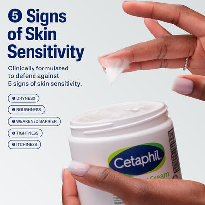 Cetaphil Moisturizing Cream with Sweet Almond Oil and Glycerin, 48hr Hydration for Dry To Very Dry and Sensitive Skin, Fragrance Free, Paraben Free, Dermatologist Recommended, 566g (Amazon Exclusive) 🍁 All In One Marketplace Canada