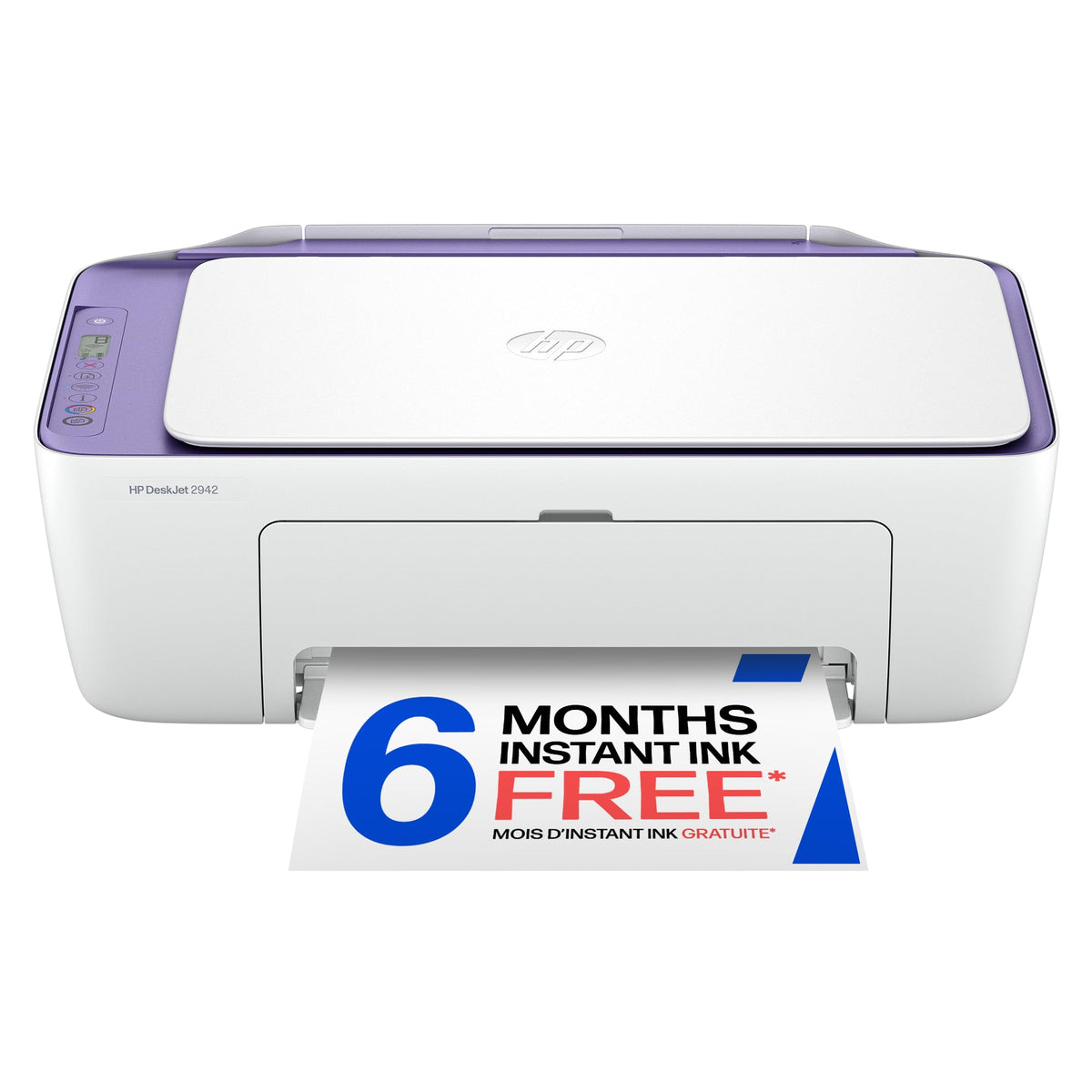 HP DeskJet 2942 All-in-One Printer - Violet Tulip