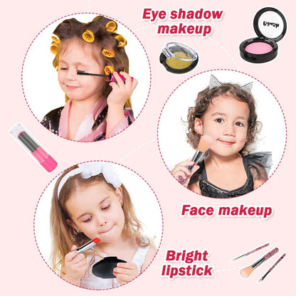 Sanlebi Pretend Makeup Kit for Toddlers Girl 3 4 5 6 7+ - Kids Pretend Play 🍁 All In One Marketplace Canada
