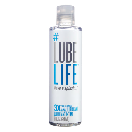 LubeLife 3X Anal Personal Lubricant, Thicker Water-Based lube for Men, Women and Couples, Extra Protection, Non-Sticky, Smooth Glide, 8 Fl Oz - Available at All In One Marketplace Canada