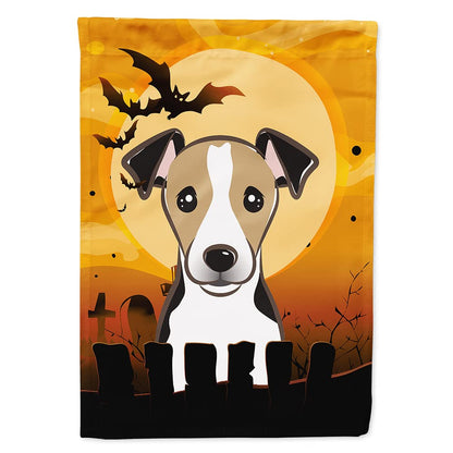 Drapeau de jardin en toile Caroline's Treasures BB1819CHF Halloween Jack Russell Terrier, multicolore, grand format