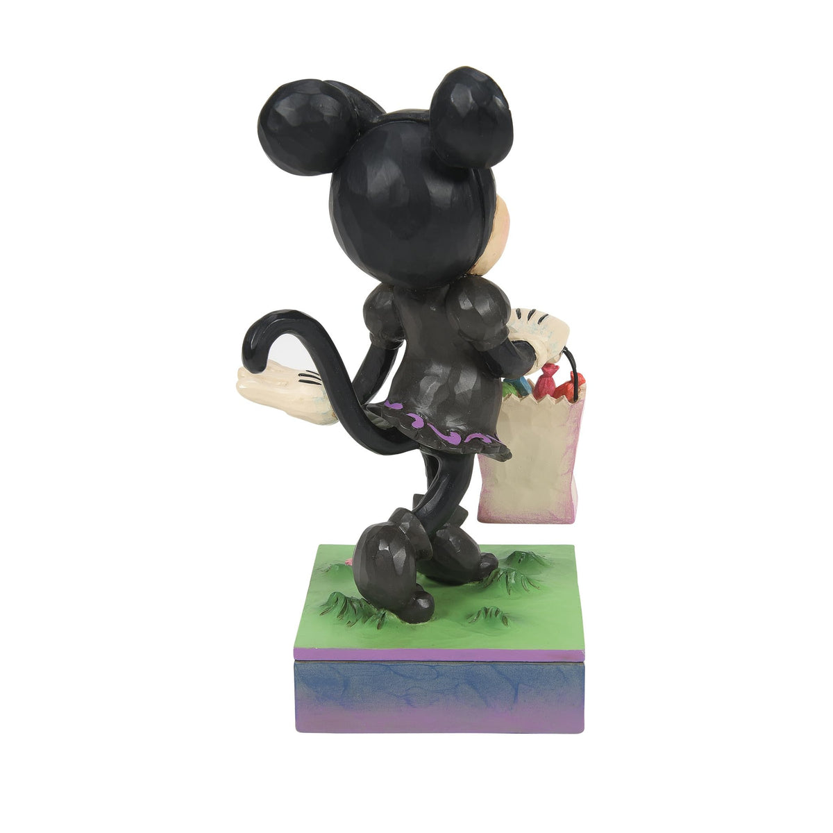 Figurine Disney Traditions par Jim Shore d'Enesco, Minnie Mouse en costume de chat noir pour Halloween, 15,5 cm, multicolore