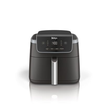 Ninja Air Fryer Pro 4in1, 5 QT (4.7 L) Capacity, Air Fry, Roast, Bake, Reheat, Dehydrate, Roast, Crisp Technology, Nonstick Basket & Crisper Plate, Grey, AF141C (Canadian Version) Ninja