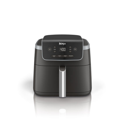 Ninja Air Fryer Pro 4in1, 5 QT (4.7 L) Capacity, Air Fry, Roast, Bake, Reheat, Dehydrate, Roast, Crisp Technology, Nonstick Basket & Crisper Plate, Grey, AF141C (Canadian Version) Ninja