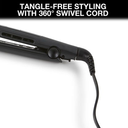Remington 1" Anti-Static Flat Iron with Floating Ceramic Plates and Digital Controls, Hair Straightener, Purple, S5500 - Available at All In One Marketplace Canada
