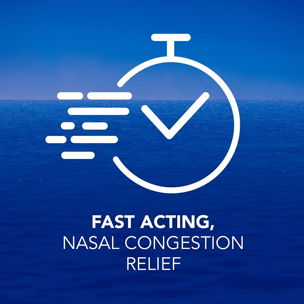 HydraSense Full Stream Nasal Spray, Daily Nasal Care, 100% Natural Source Seawater, Preservative-Free, 210 mL HydraSense