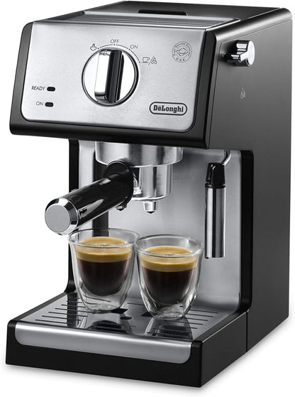 De'Longhi 15-Bar Pump Espresso Machine with Milk Frother & Temperature Control - Compact Home Barista Coffee Maker for Espresso, Latte, Cappuccino & Iced Coffee, Easy to Clean Design De'Longhi