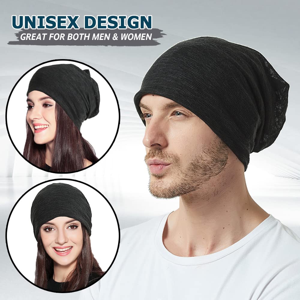 EINSKEY Slouchy Beanie for Men Women, Cotton Multipurpose Daily Headwear 🍁 All In One Marketplace Canada