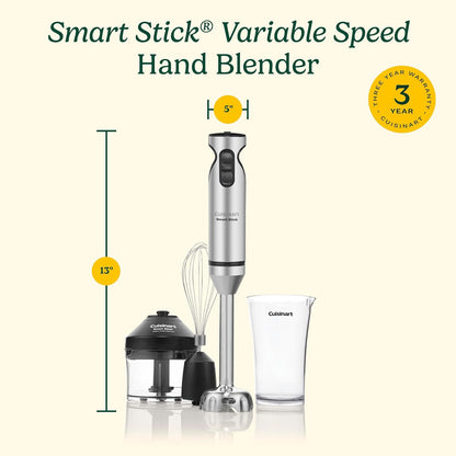 Cuisinart Immersion Blender, Variable Speed, Comfort-Grip Handle, 300 Watt