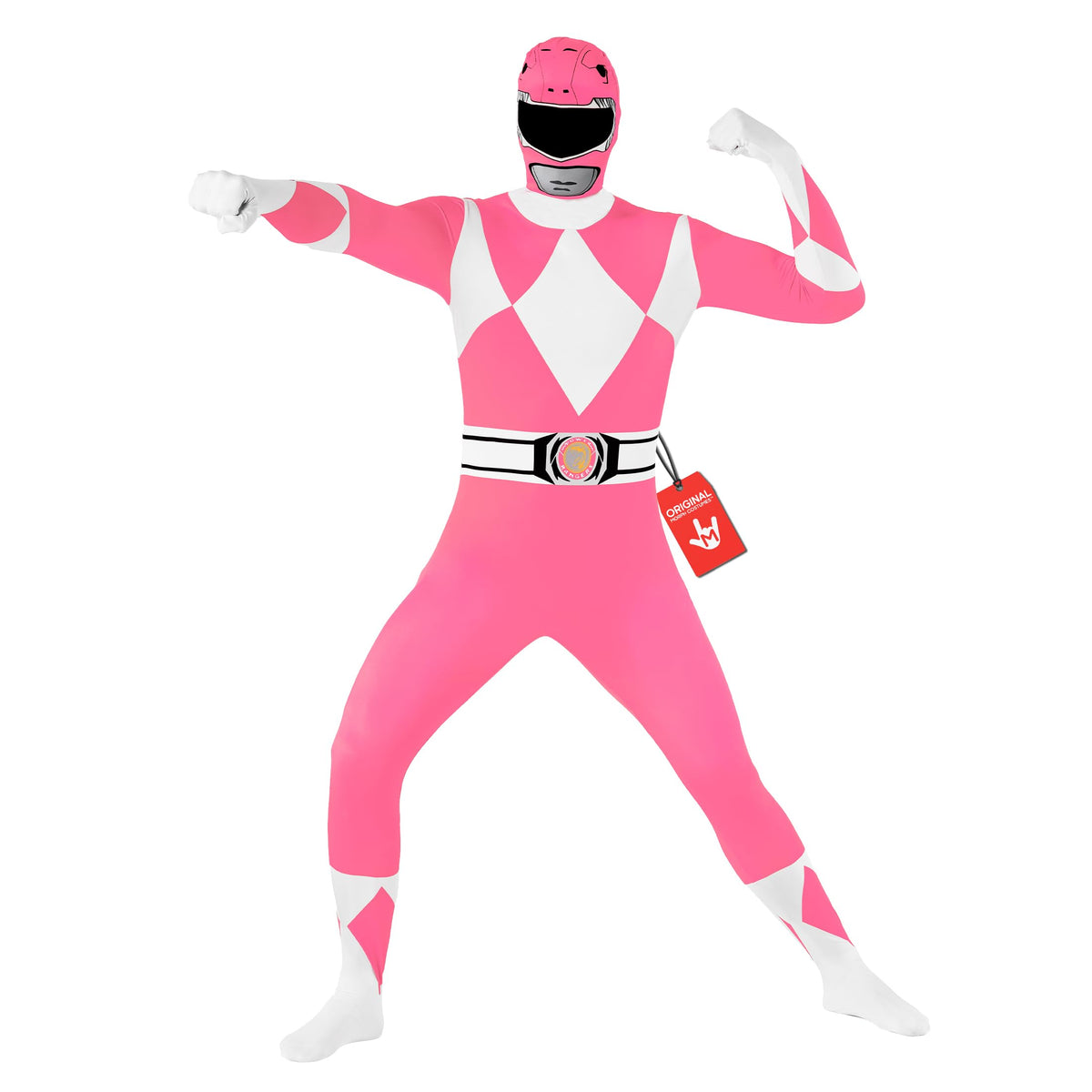 Morphsuits Men's Power Rangers Morphsuit, Pink, X-Large