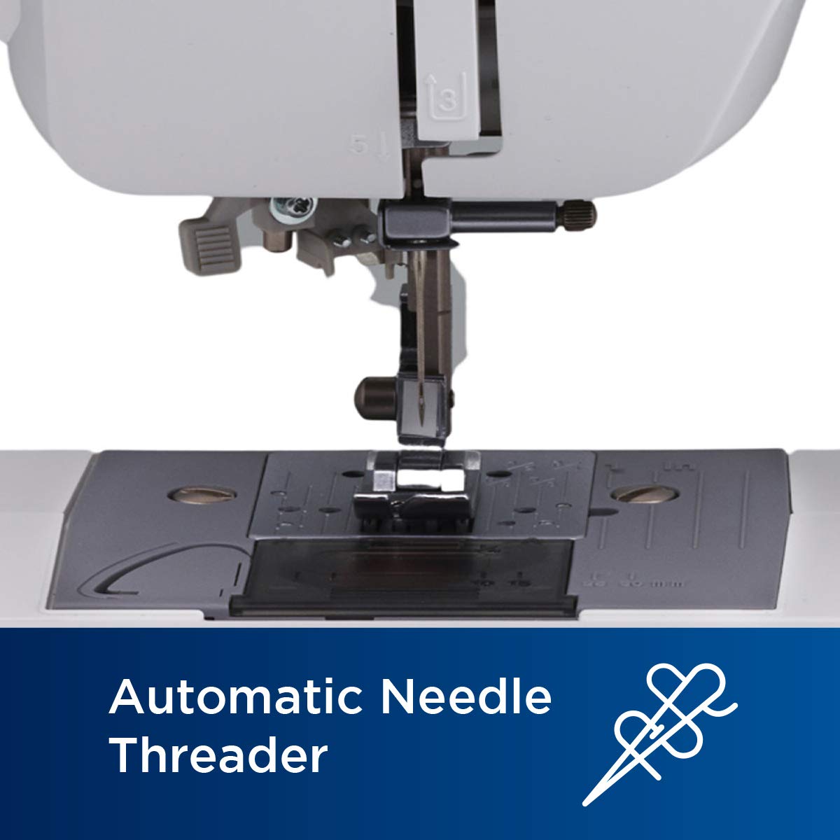 Brother XM2701 Lightweight, Full-Featured Sewing Machine with 27 Stitches, 1-Step Auto-Size Buttonholer, 6 Sewing Feet, and Instructional DVD - Available at All In One Marketplace Canada