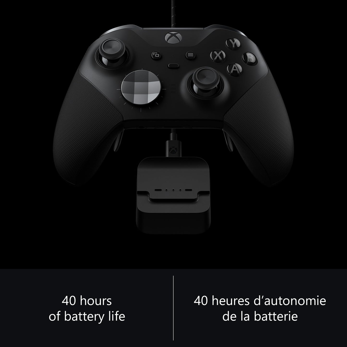Xbox Elite Series 2 Core Wireless Gaming Controller (2025) – Black – Xbox Series X|S, Xbox One, Windows PC, Android, and iOS