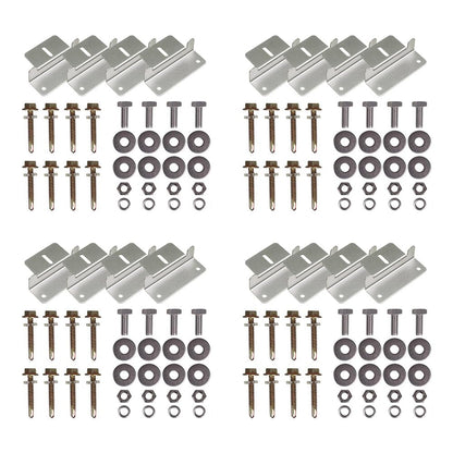 Renogy 4 Sets of Solar Panel Mounting Z Bracket Renogy