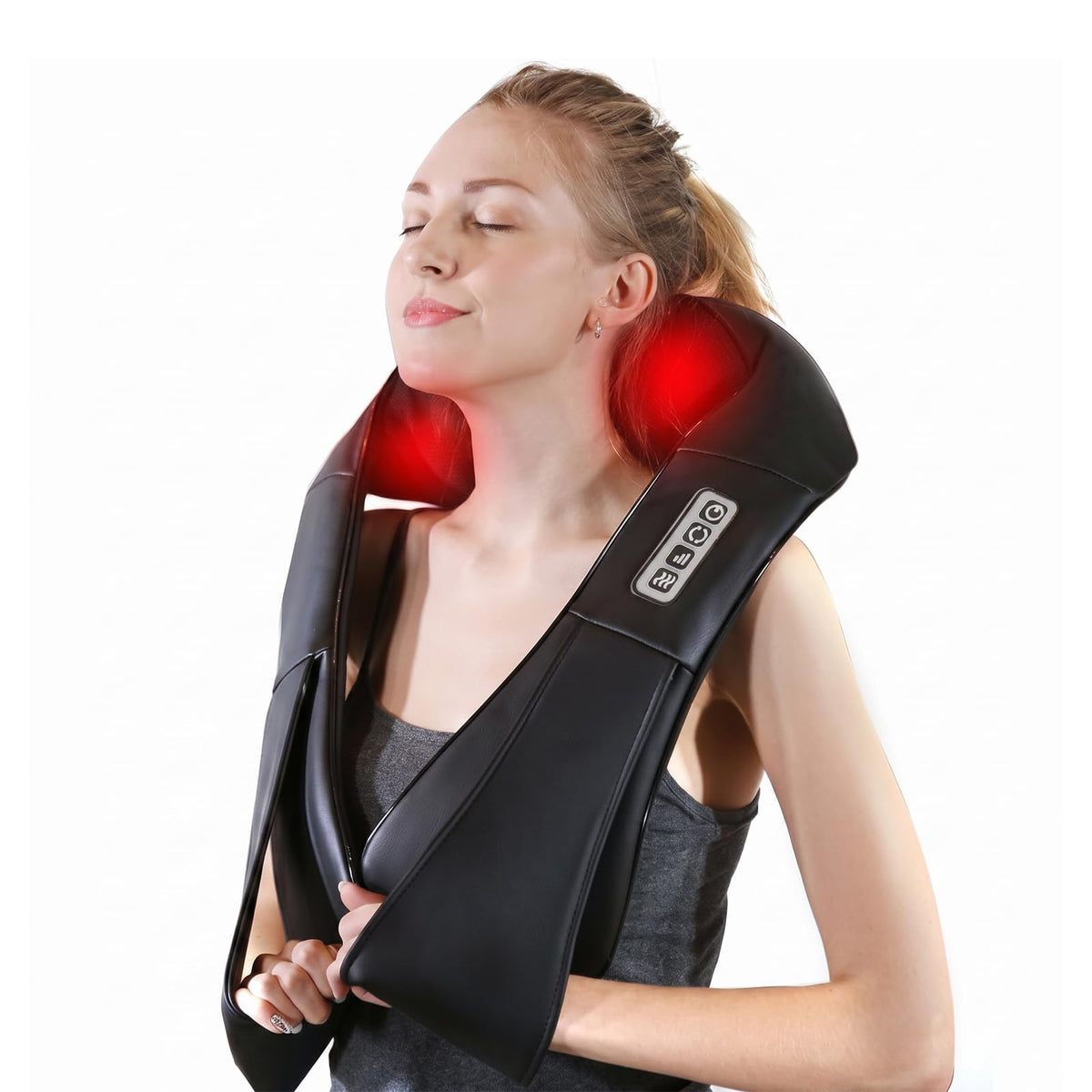 WERTYI Neck Massager with Heat Deep Tissue Electric 3D Kneading 🍁 All In One Marketplace Canada