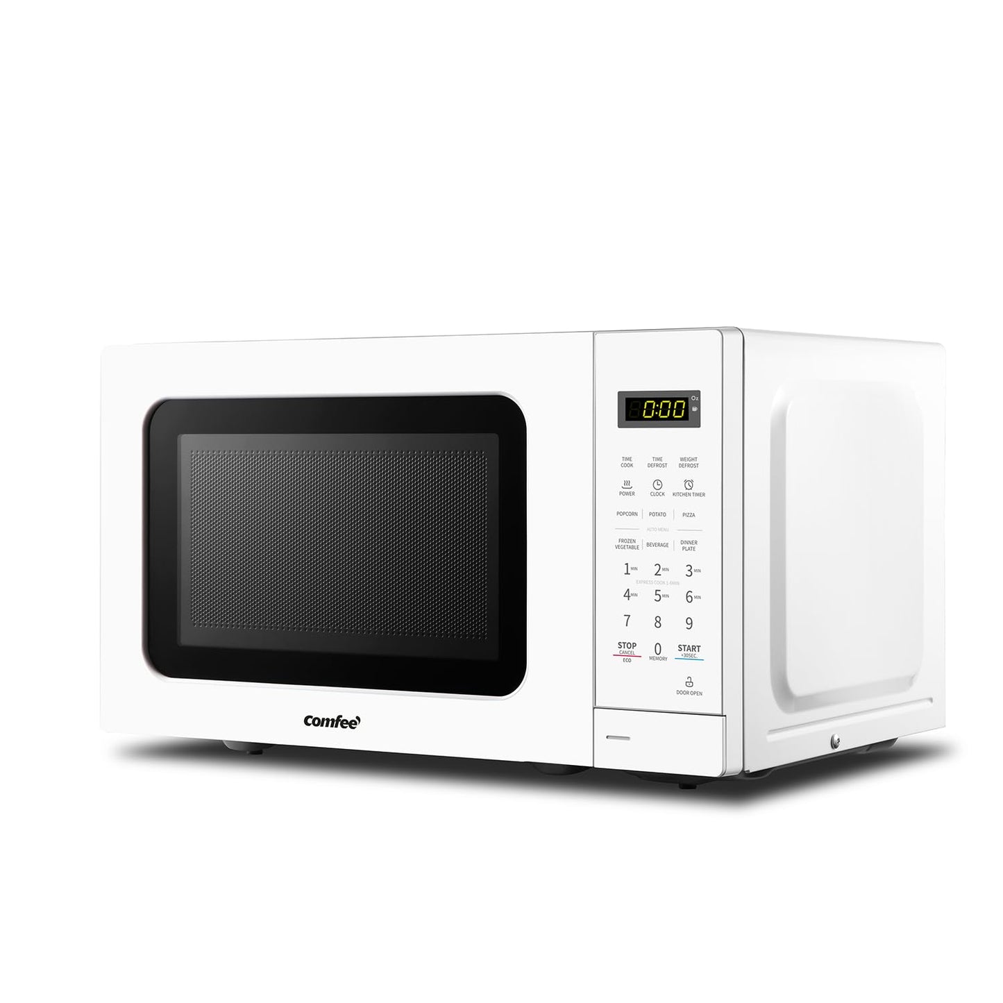 COMFEE' Countertop Microwave Oven, 0.7 Cu. Ft., 700W, White COMFEE'